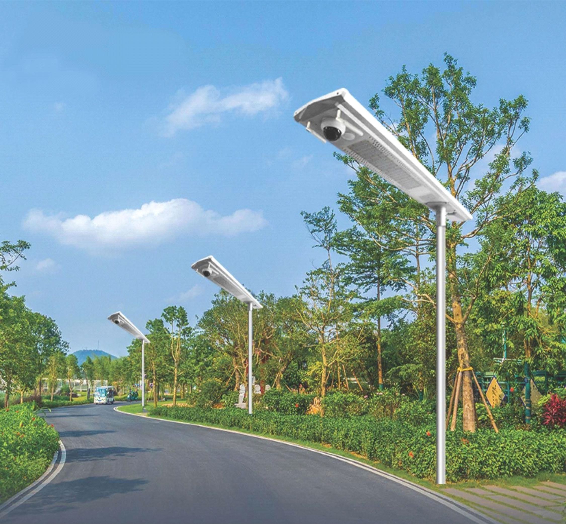 Solar Street Light with Surveillance Camera