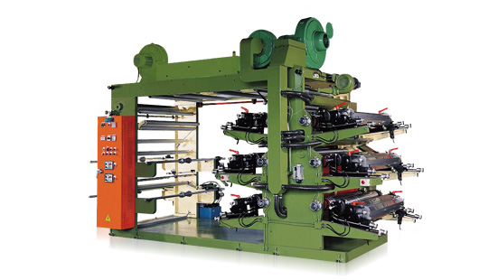Six Colour Flexographic High Speed Printing Machine